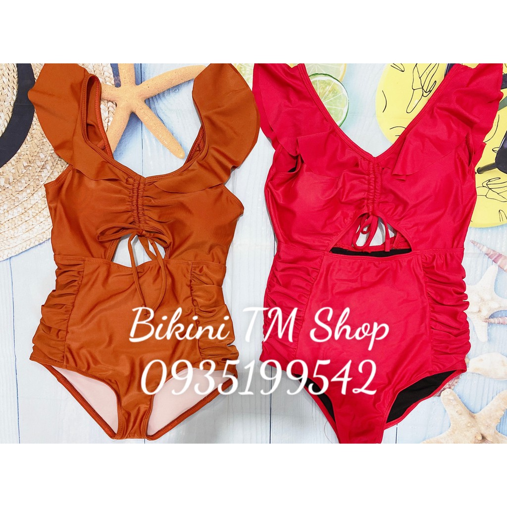 Bikini, Đồ Bơi Đi Biển Một Mảnh Thân Liền Rút Ngực Secxy ODERI LT-054