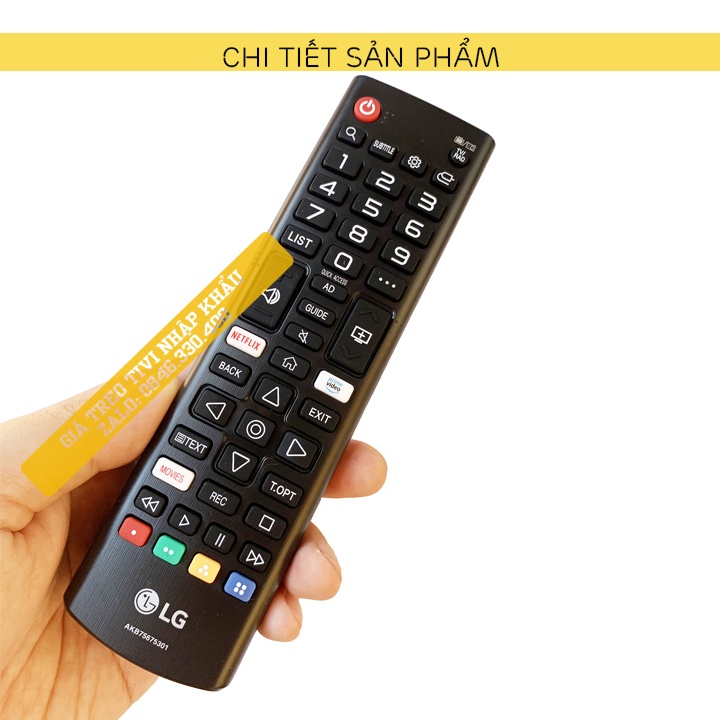 [ Loại 1 ] Điều Khiển Tivi LG Smart Tivi AKB75675301 - Remote Tivi LG Từ Xa - Loại Ngắn