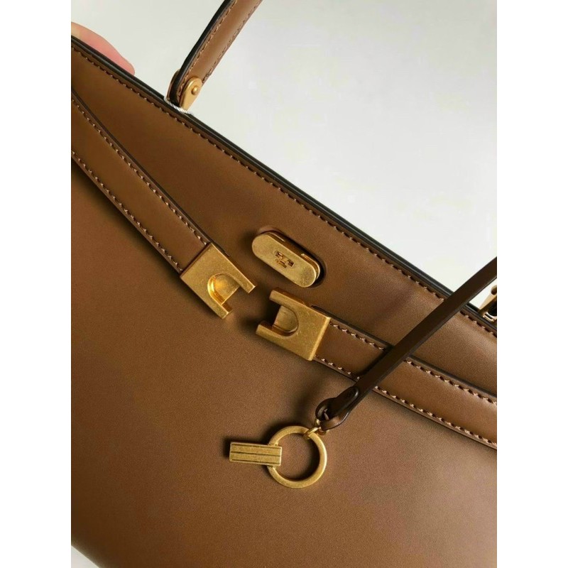 Túi T.B tory radziwill dark tiramisu sz30