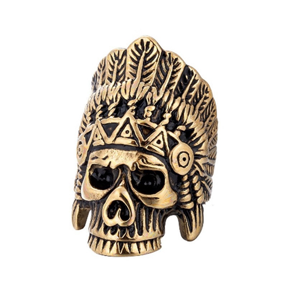 Men's Retro Indian Punk Style Open Fashion Party Ring