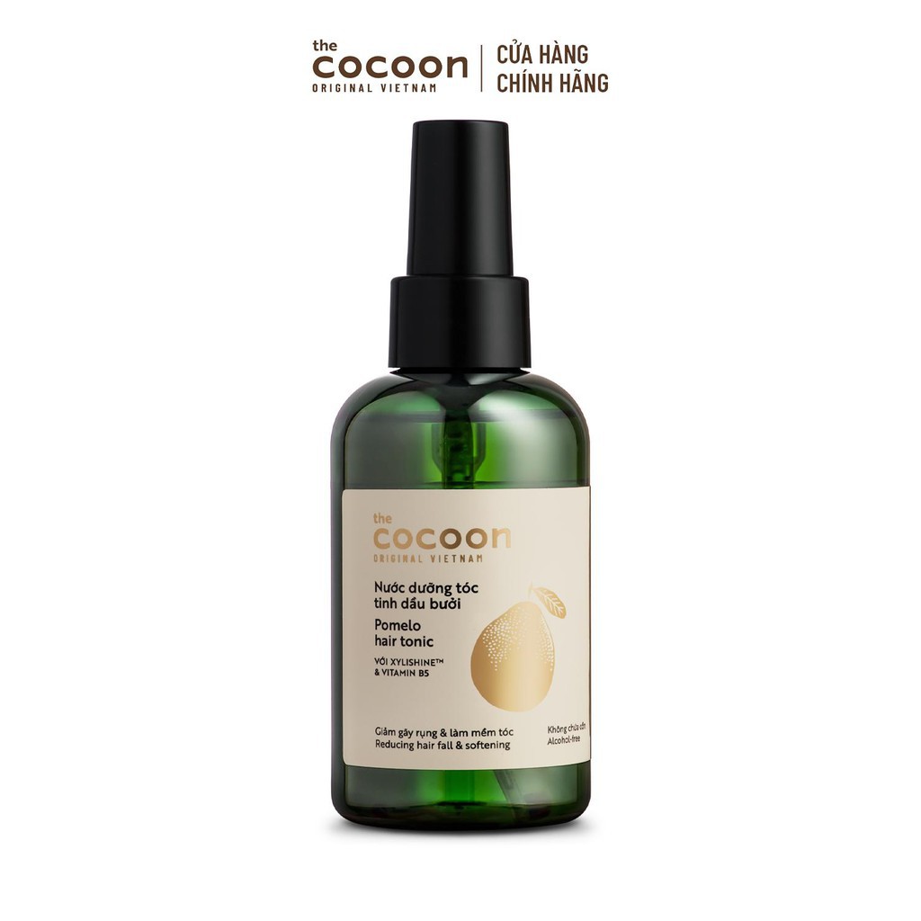 Combo Nước xịt bưởi pomelo COCOON 140ml + Serum sa-chi Phục hồi tóc COCOON 70ml