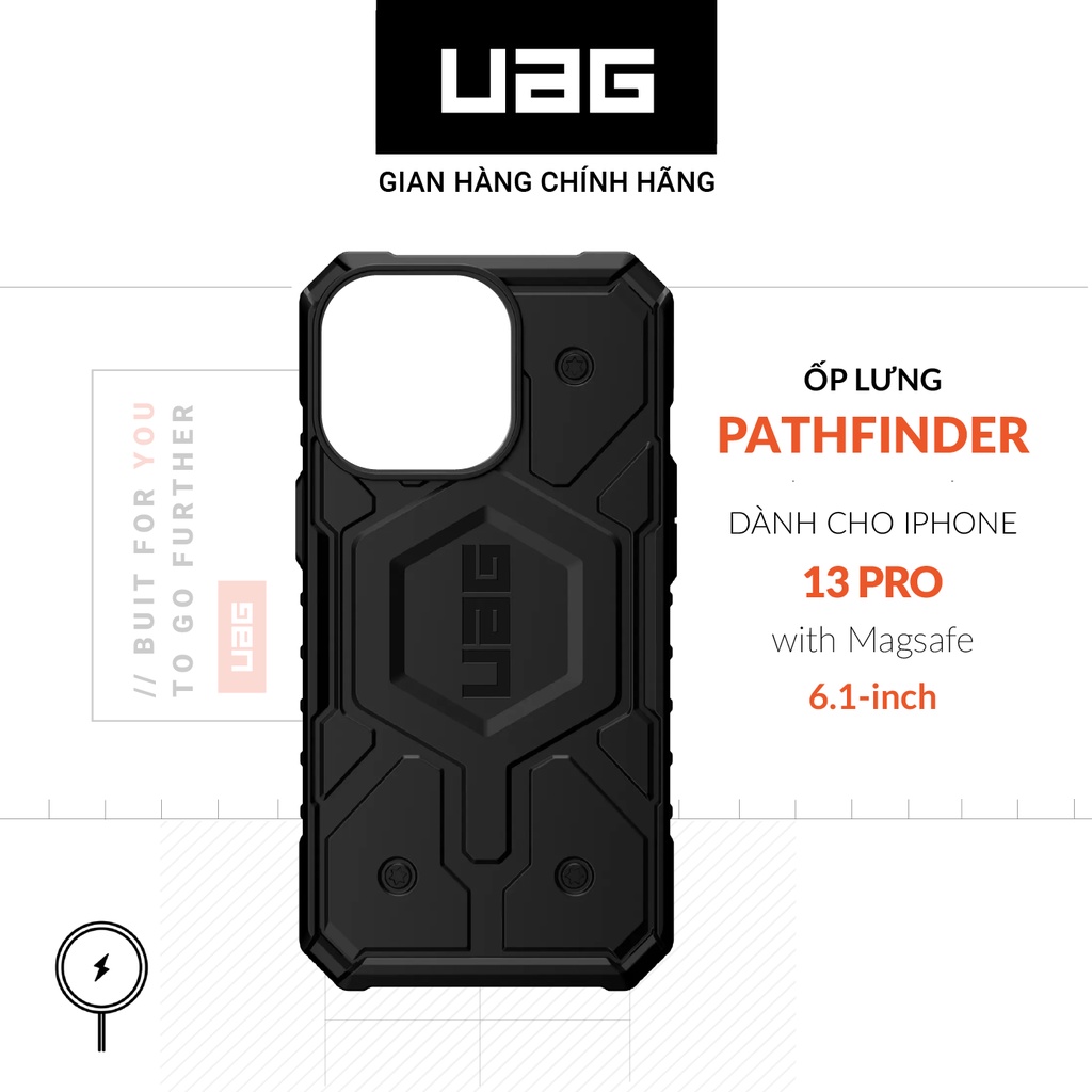 (THANH LÝ) Ốp lưng UAG Pathfinder w Magsafe cho iPhone 13 Pro [6.1 inch]