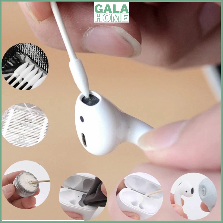 Bộ Dụng Cụ Vệ Sinh Tai Nghe Bluetooth 6 MÓN I2 i11 i12 inpods 12 Airpods Pro 2 1 Chuyên Dụng GALA HOME
