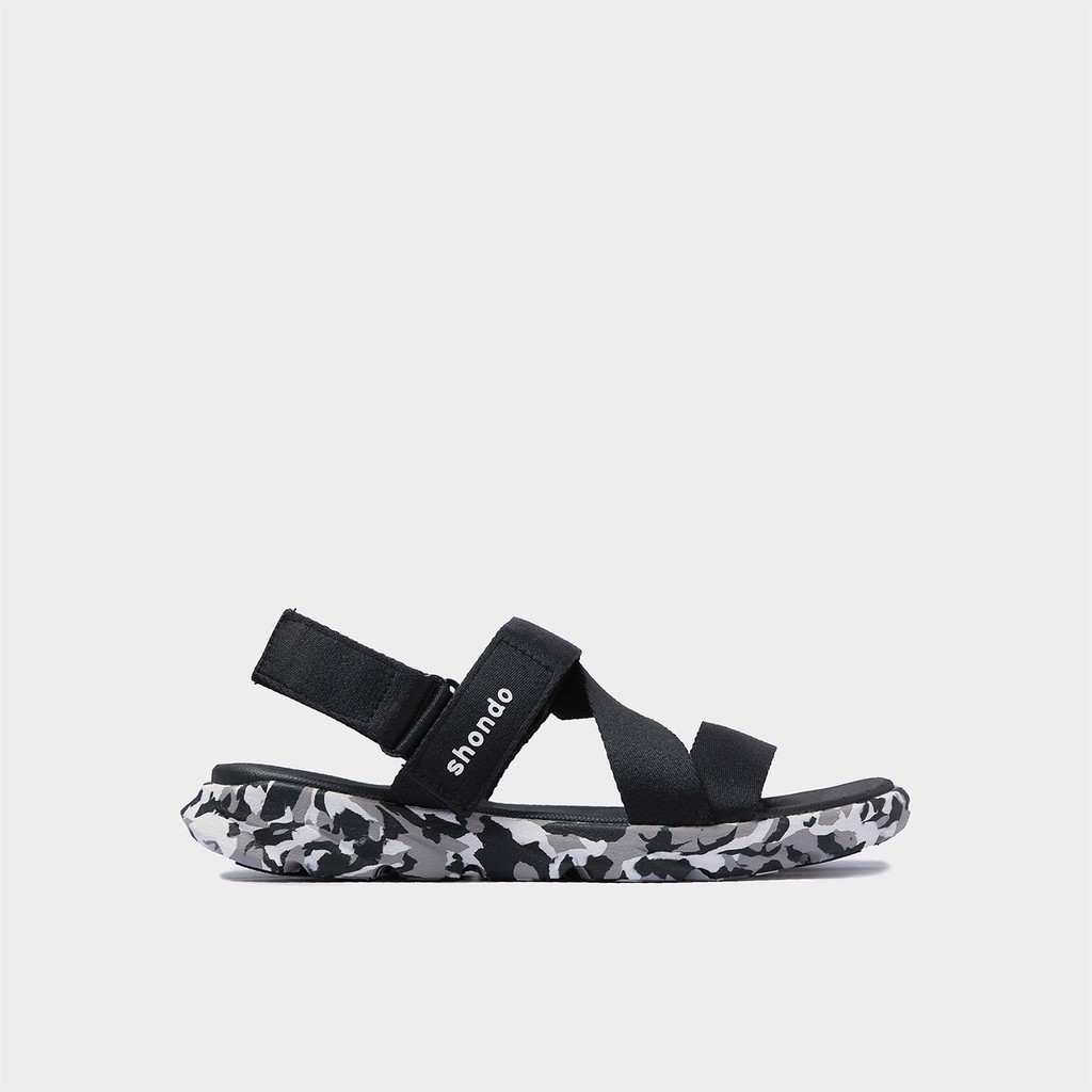 Giày Sandals Shondo Shat F6 Sport Camo Đen [Chính Hãng][BH 1 Năm]