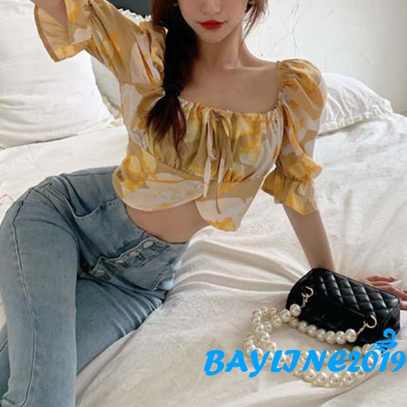 Áo Thun Ngắn Tay Thắt Nơ Xinh Xắn Dành Cho Nữ | BigBuy360 - bigbuy360.vn