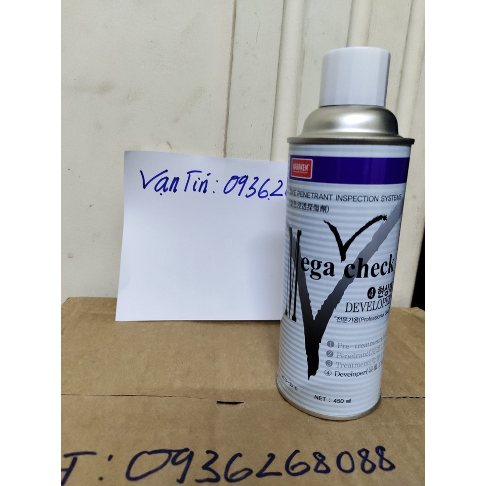 Dung dịch kiểm tra vết nứt mối hàn Megacheck-Nabakem