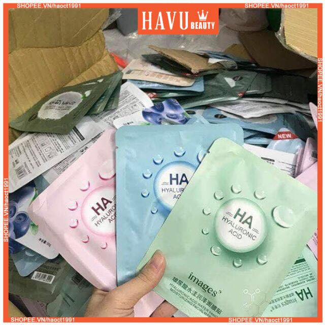 Mặt Nạ HA HYALURONIC ACID Giấy Dưỡng Trắng Da - Cấp ẩm, Giữ Ẩm Mịn Da Se Khít Lỗ Chân Lông - Thải Độc Tố HA Images | BigBuy360 - bigbuy360.vn