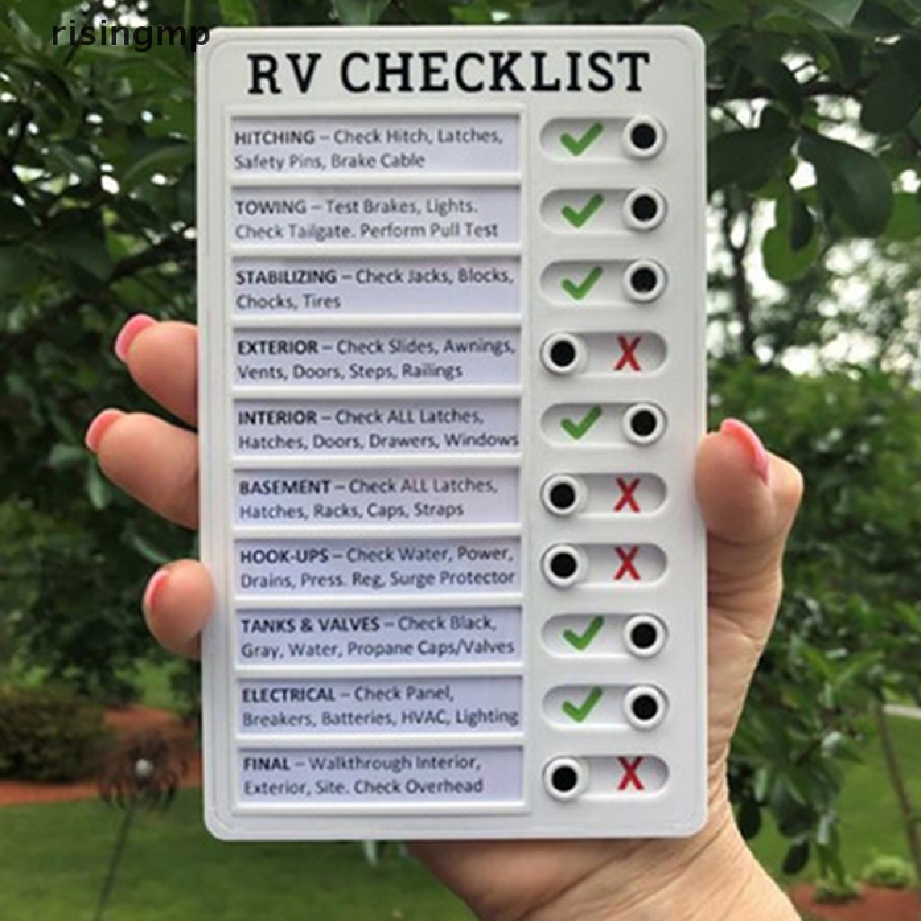 [risingmp] Bảng Ghi Nhớ Nhựa Ghi Chú Kế Hoạch Hàng Ngày Có Thể Tái Sử Dụng ♨Trên đó