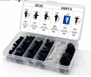 Set 100 đinh tán nhựa cho xe bmw e34 f10 f20 e92 e38 e91 e53 e70 x5 m m3 e46 e39 e38 e90 m140i 530i 128i