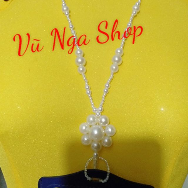 Dây đeo thẻ công chức làm thủ công từ hạt cườm cao cấp,tinh tế vừa vặn đẹp, sang cho phái nữ