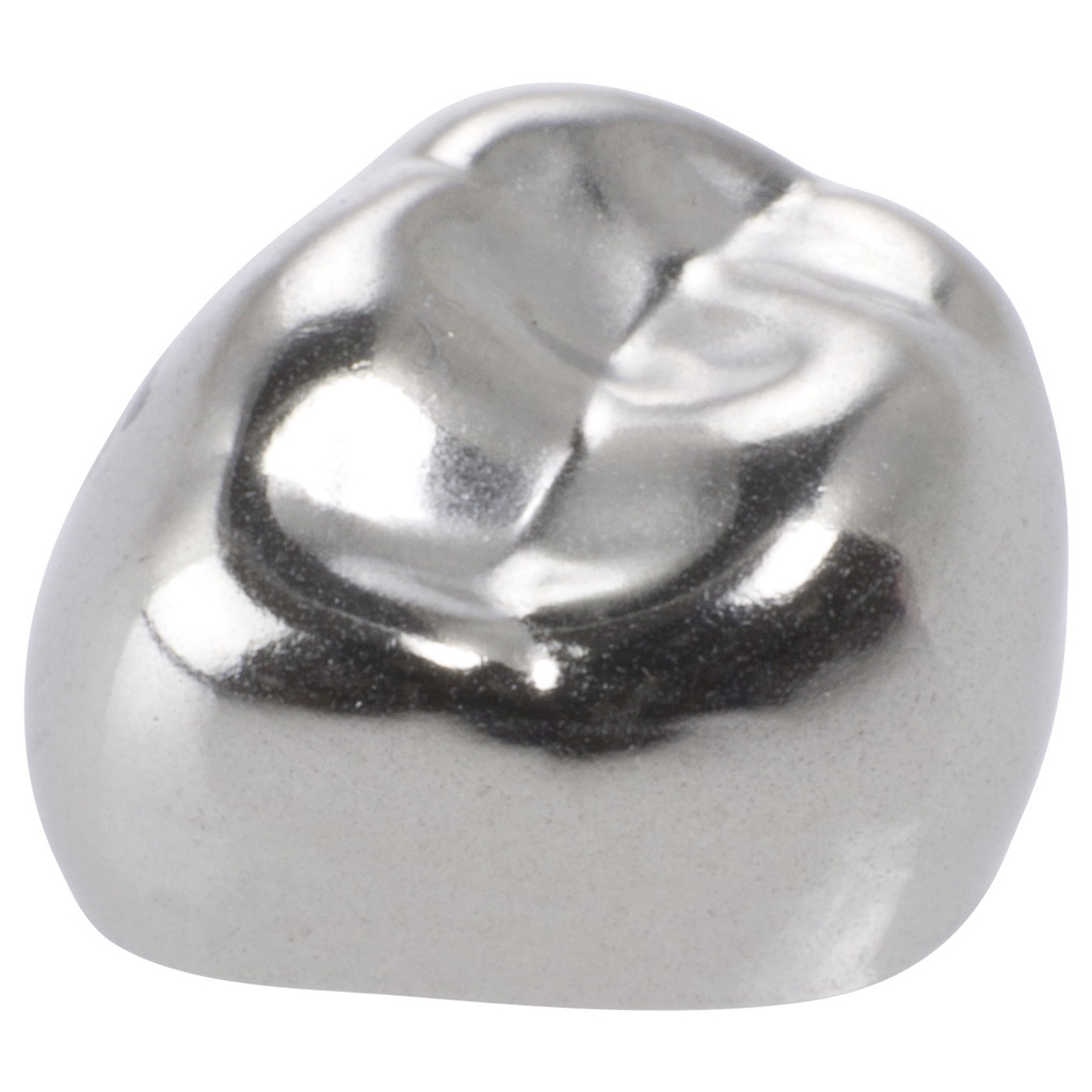 Mão răng cối chính bằng thép không gỉ 3M ™ ESPE ™, D-LL, Răng cối chính thứ nhất phía dưới bên trái, 5 Mão/túi