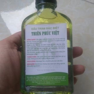 Dầu Tràm Quảng Trị lọ 100ml tặng lọ bỏ túi 10ml