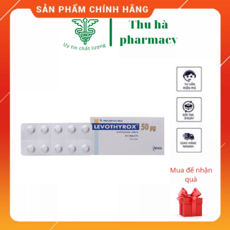 [CHÍNH HÃNG] viên hỗ trợ tuyến giáp levothyrox 50mg