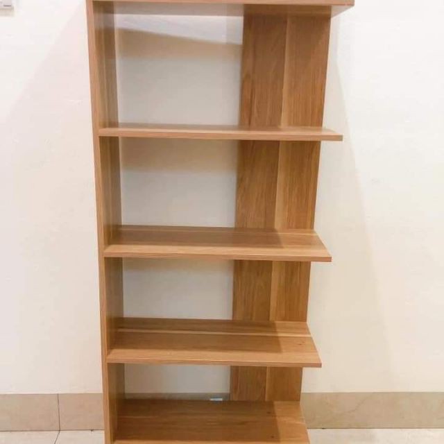 Kệ sách gỗ 5 tầng đa năng bằng gỗ cứng cực đẹp