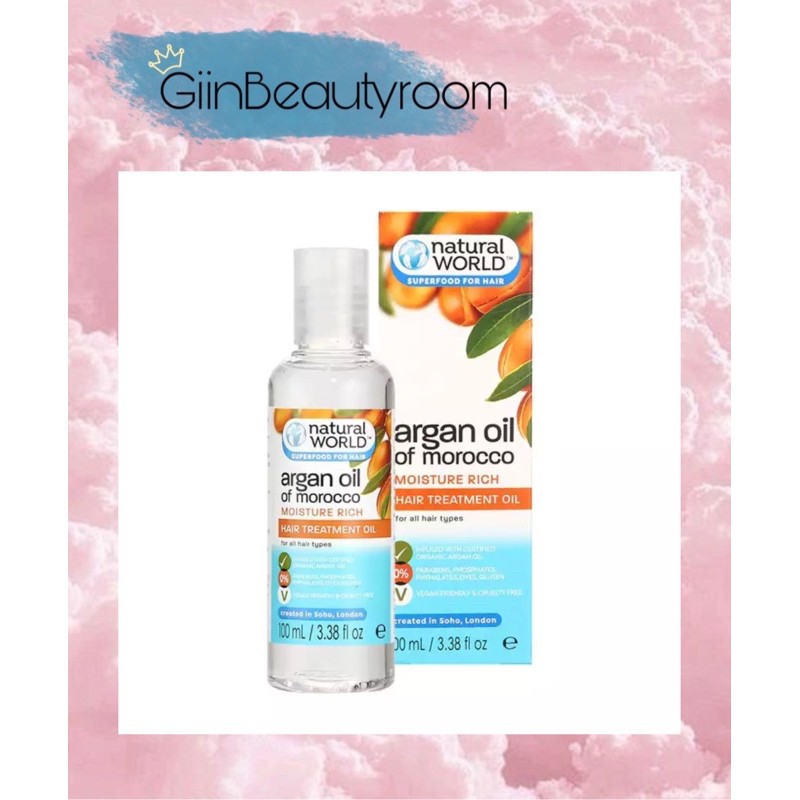 Tinh dầu dưỡng tóc Argan oil of Morocco Natural World