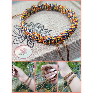 🌈Vòng tay chỉ ngũ sắc Tây Tạng( Vòng tay may mắn bình an)🌈