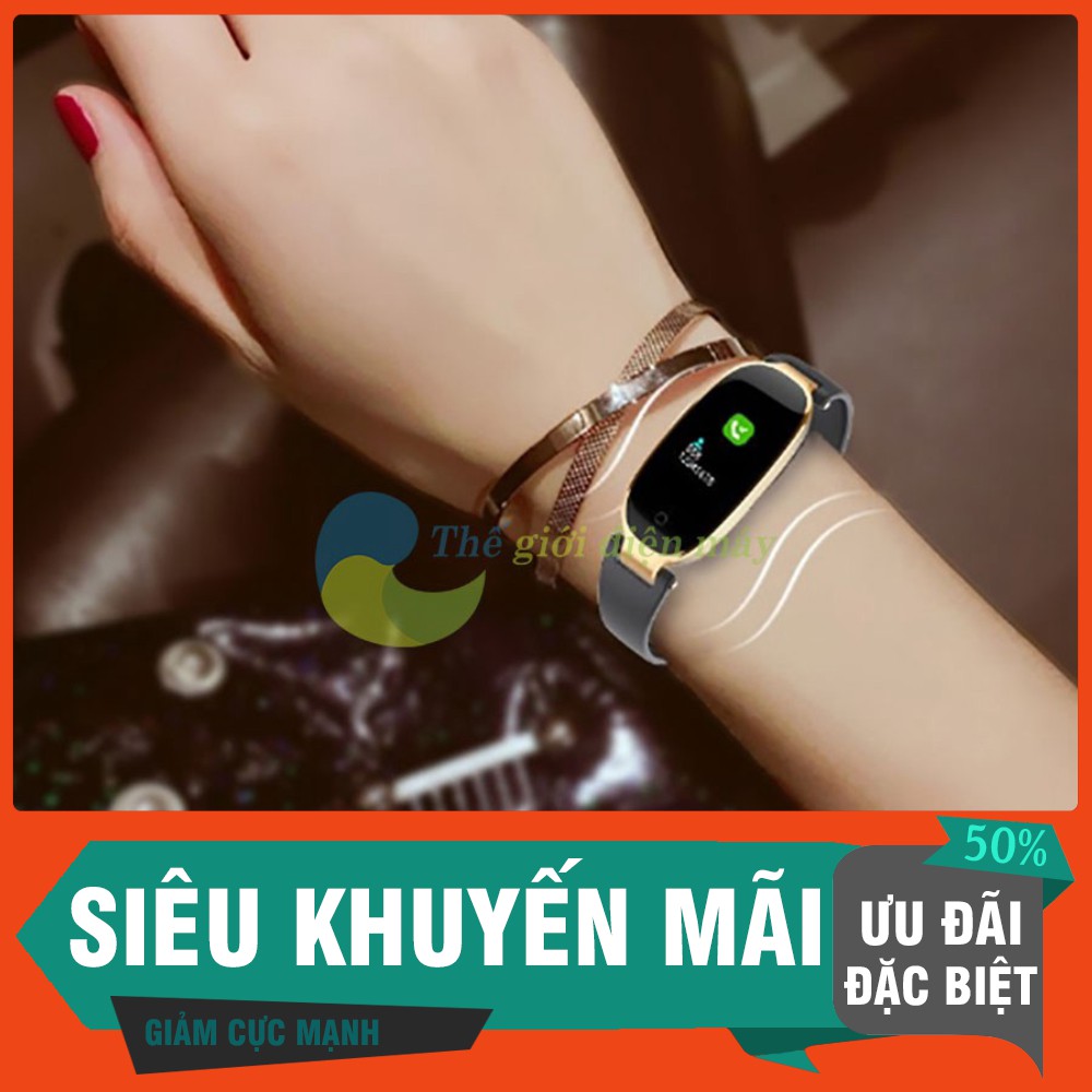[SIÊU SALL ] [SIÊU PHẨM] Đồng hồ thông minh nữ S3 plus thế hệ mới chống nước 100%, màn hình màu OLED, tặng 1 đồng hồ nam