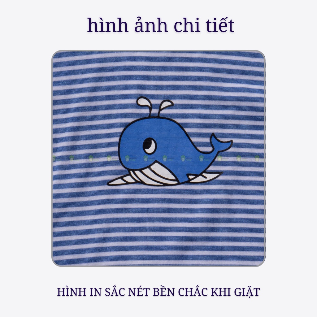Bộ Dài Tay Bé Gái, Bé Trai KIMCHIBABY Vải Thun Lạnh Sọc Ngang Động Vật In Ngực, Bộ Quần Áo Trẻ Em Thu Đông KWTD2204
