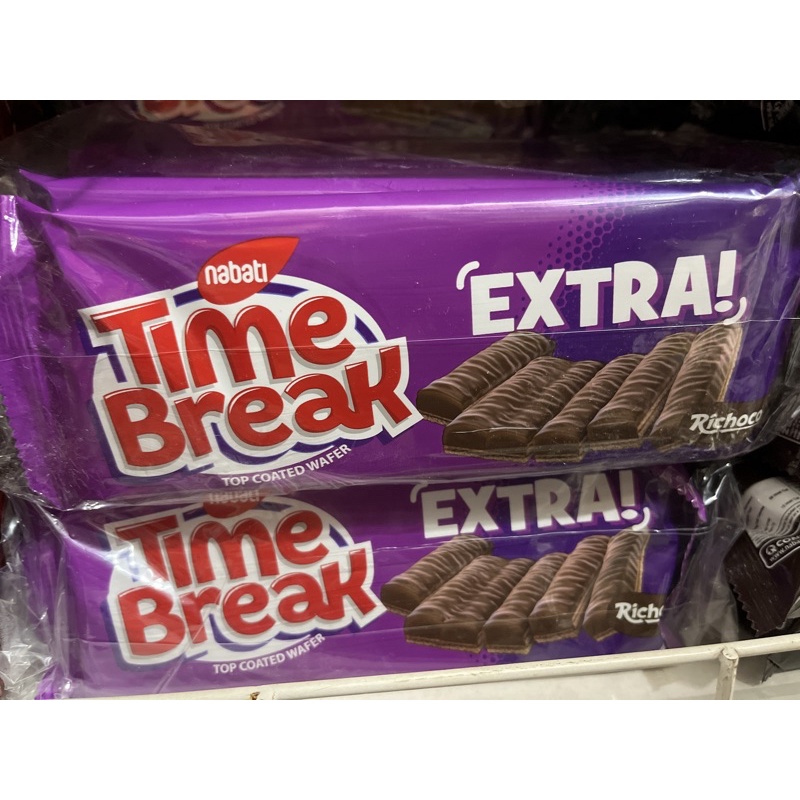 1 Bịch 10 gói Bánh Time Break Extra nabati 48g