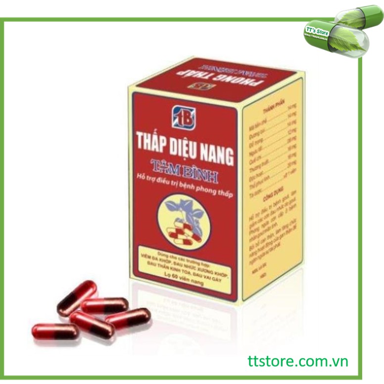 Thấp Diệu Nang Tâm Bình (Hộp 60 viên)