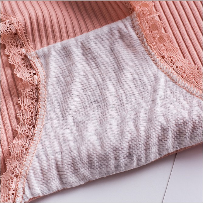 Quần Chíp Nữ Cotton Cạp Lưới Màu Trơn Mềm Mịn Nâng mông kháng khuẩn tôn dáng QL07