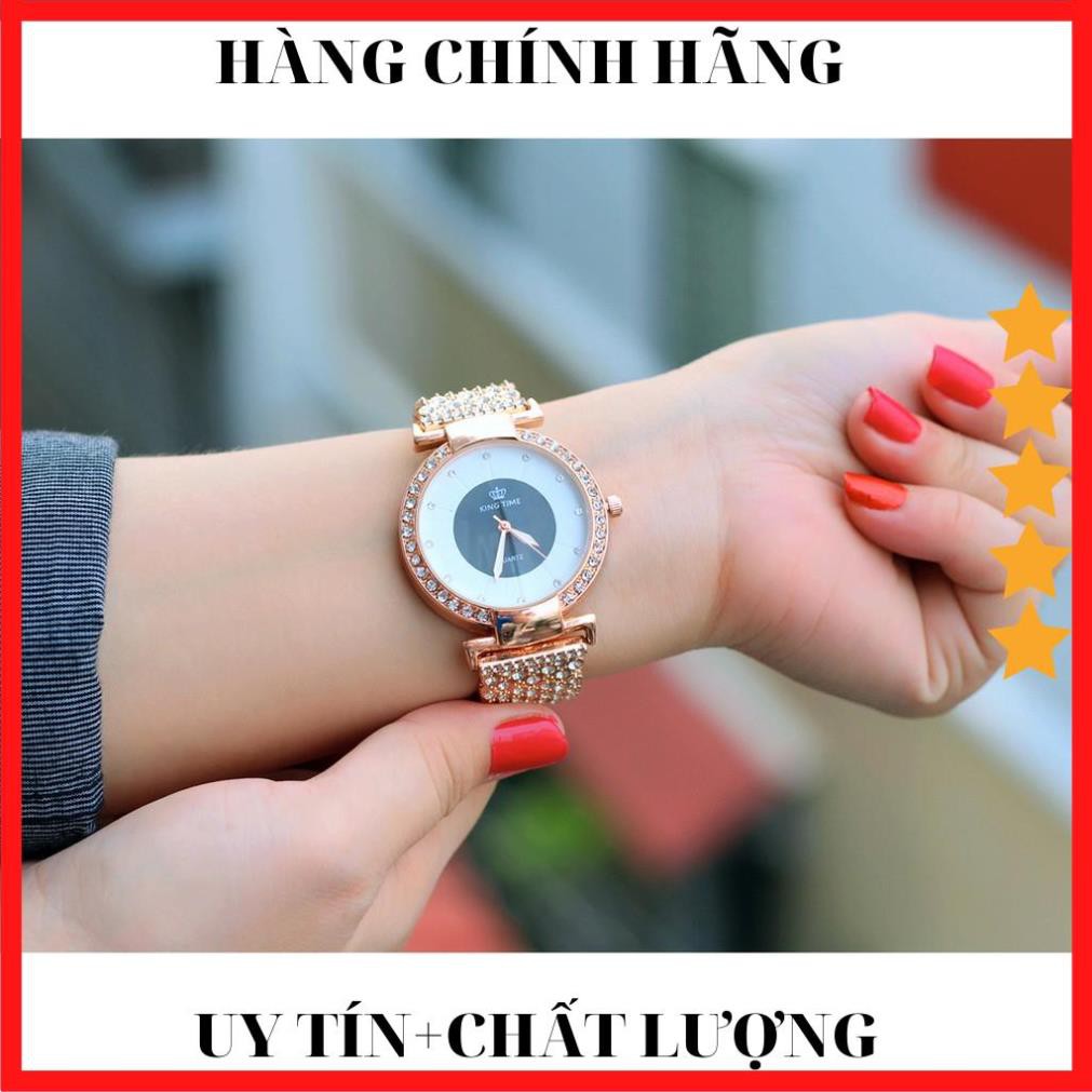 [ HÀNG CAO CẤP ] Đồng hồ nữ KING TIME FULL Kim Cương - Mặt To Size Lớn Nổi Bật | BigBuy360 - bigbuy360.vn