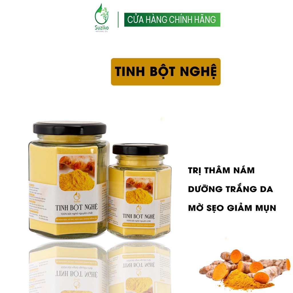 Bột cám gạo đắp mặt nạ hữu cơ SUZIKO nguyên chất 140G | 100% Organic