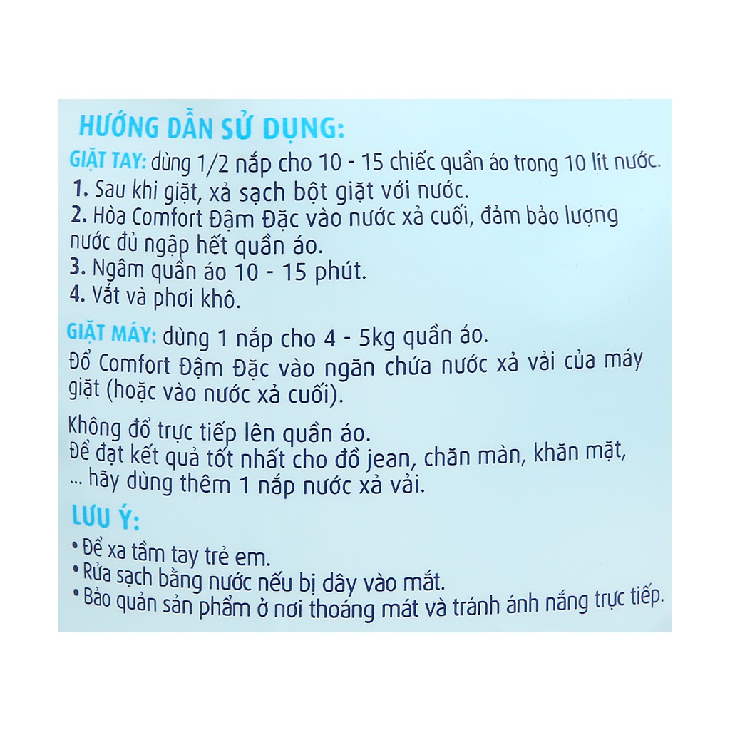 Nước Xả Vải Comfort Cho Bé (Da Nhạy Cảm)/ Ngăn Ngừa Mùi Hôi/ Hương Nước Hoa 1.6l/ 3.8l