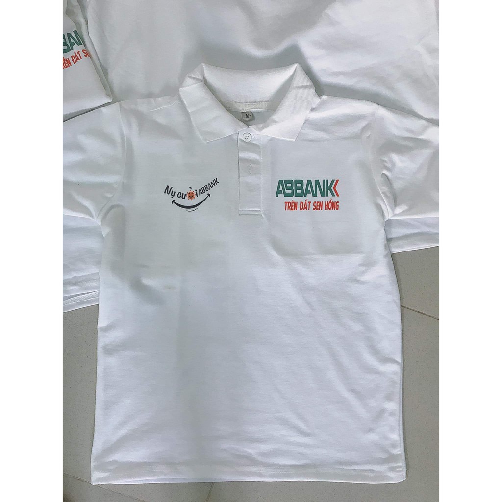 Áo thun đồng phục công ty - áo shop bán hàng - áo nhân viên mỹ phẩm In Bạch Dương