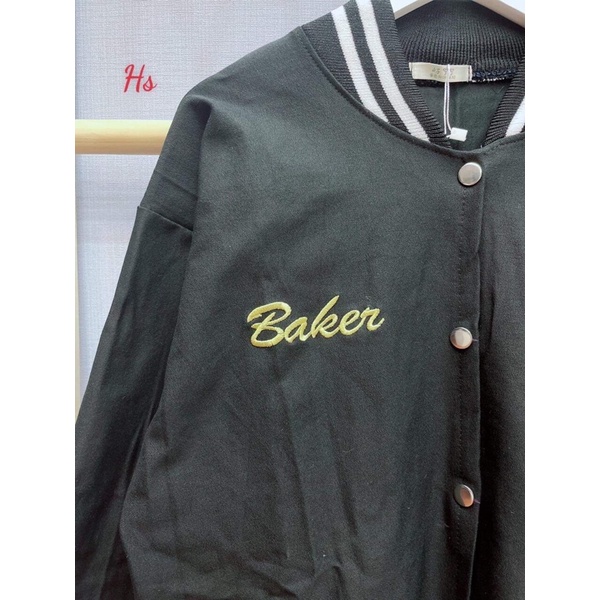 Áo khoác thêu YQ chữ vàng HS | BigBuy360 - bigbuy360.vn