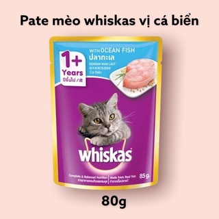 (Giao ngẫu nhiên)SỐT MÈO WHISKAS 80g