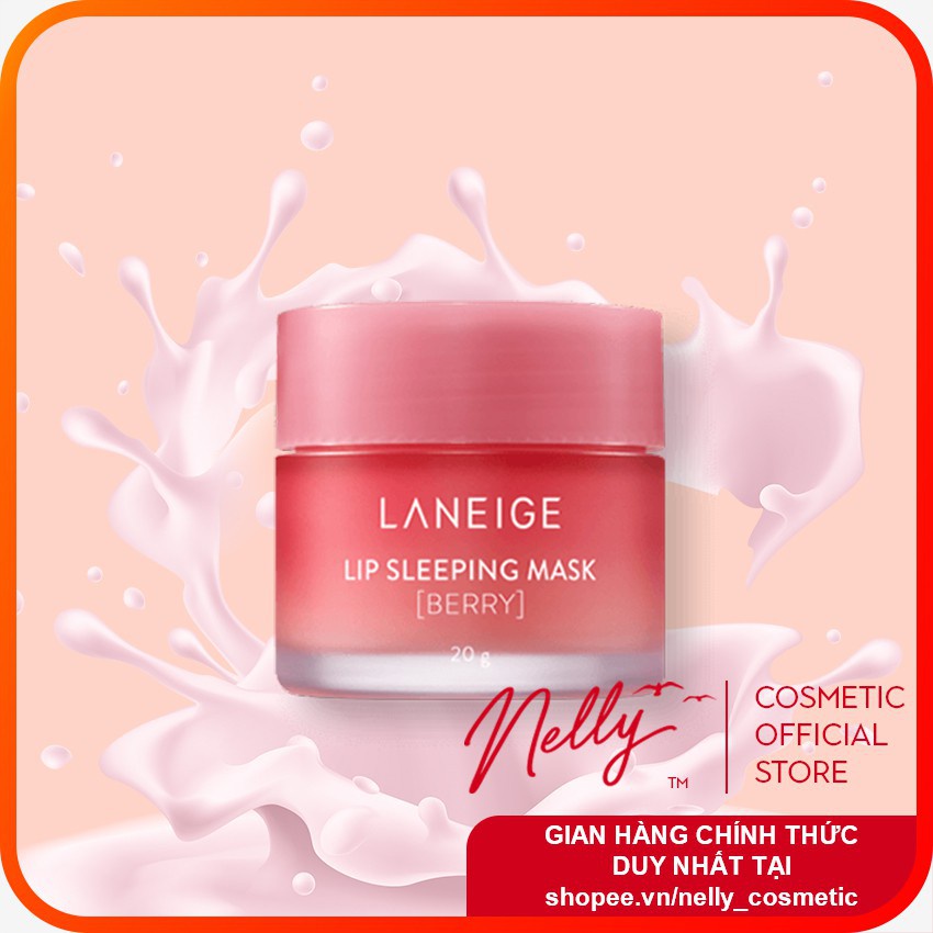 Mặt Nạ Ngủ ủ Môi Laneige Lip Sleeping Mask, Son dưỡng Tẩy da chết môi