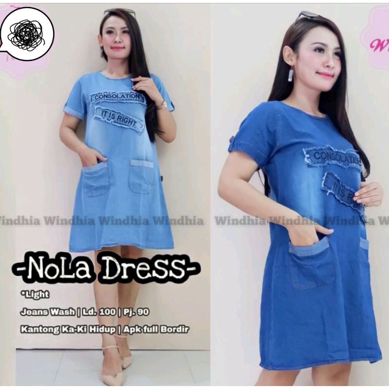 Nola Đầm jeans Hồi Giáo Thêu Hoa Cho Nữ Hàng Nhập Khẩu Hàn Quốc/Đầm Jean Hồi Giáo/ Đầm Jean/ Quần Jean Dài/ Đầm Đạo Hồi Mới Nhất Cho Nữ / Đầm Jean Dài Hồi Giáo Thêu Họa Tiết Phong Cách Hồi Giáo Cho Nữ