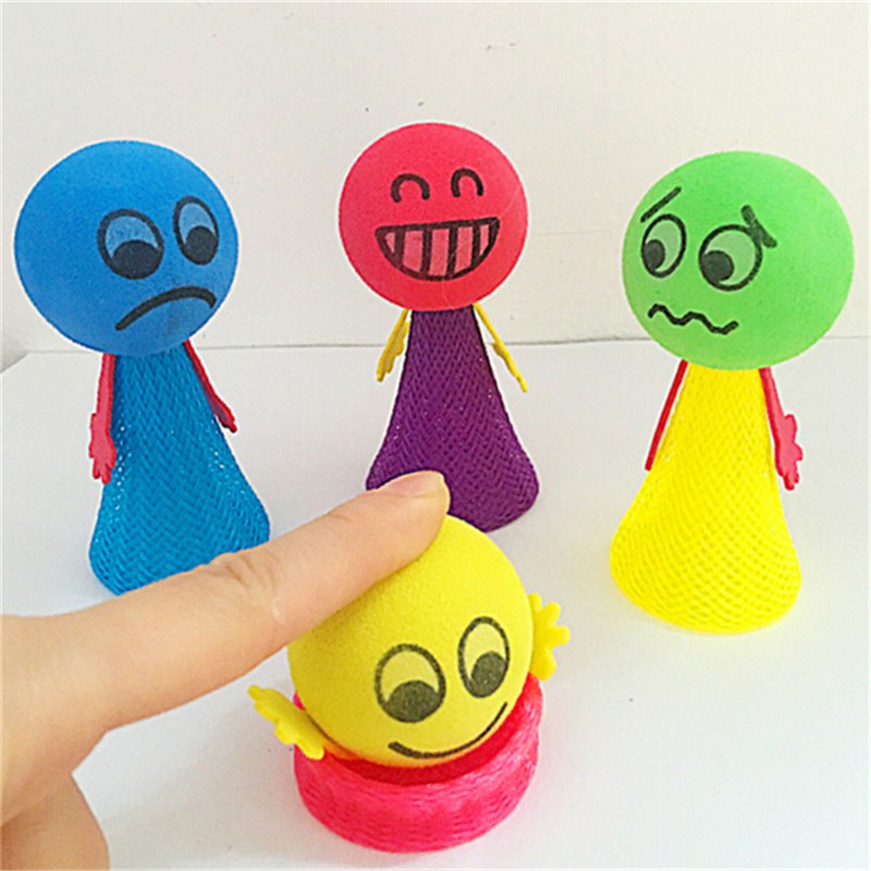 2Pcs Jump Doll Bounce Elf Fly Creative Children Kids Baby Educational Toys Gift