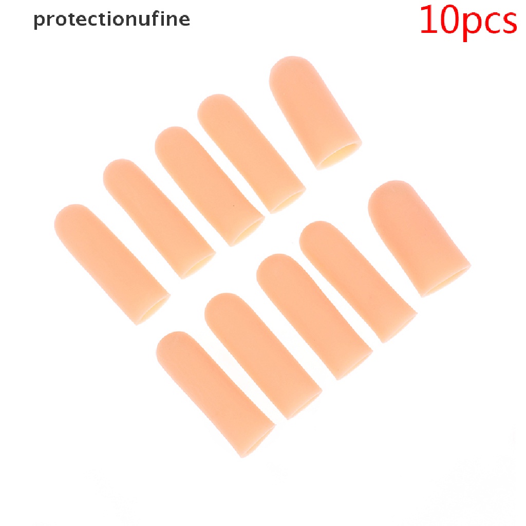 Bộ 10 Nắp Silicone Bảo Vệ Ngón Tay Cái Giảm Đau Tiện Dụng PR3VN