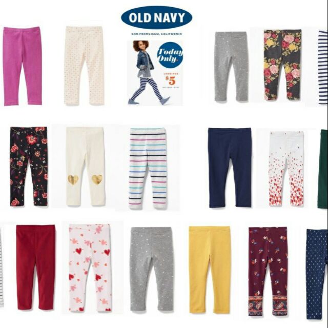 Set 3 Quần legging Oldnavy