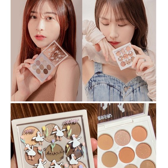 Bảng Phấn Mắt 9 Ô Nhũ Lì Mealea We Are Ducky Tông Nâu Tây | BigBuy360 - bigbuy360.vn