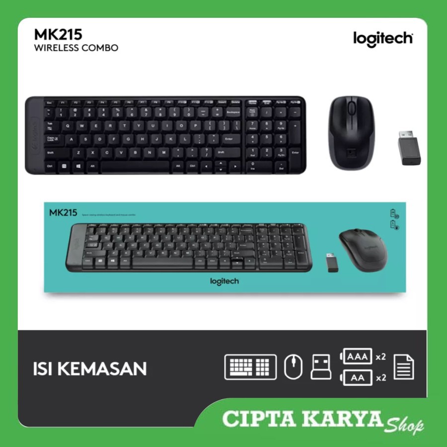 Chuột Không Dây Logitech Mk215