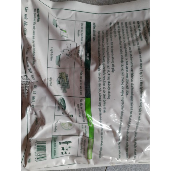 1kg men vi sinh khử mùi hôi phân gà đá chọi chim chó mèo vịt ngan ngỗng lợn trâu bò dê cừu thỏ lăn lợn con sơ sinh ấm
