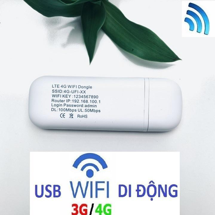 (RẺ VÔ ĐỊCH) Usb phát wifi 4g Dongle LTE tốc độ cao 150mbps - Thiết bị mạng wifi chất lượng cao