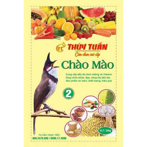 Cám chim khuyên Thúy Tuấn số 2 cám ăn thức ăn cho chim cao cấp giá rẻ CC35