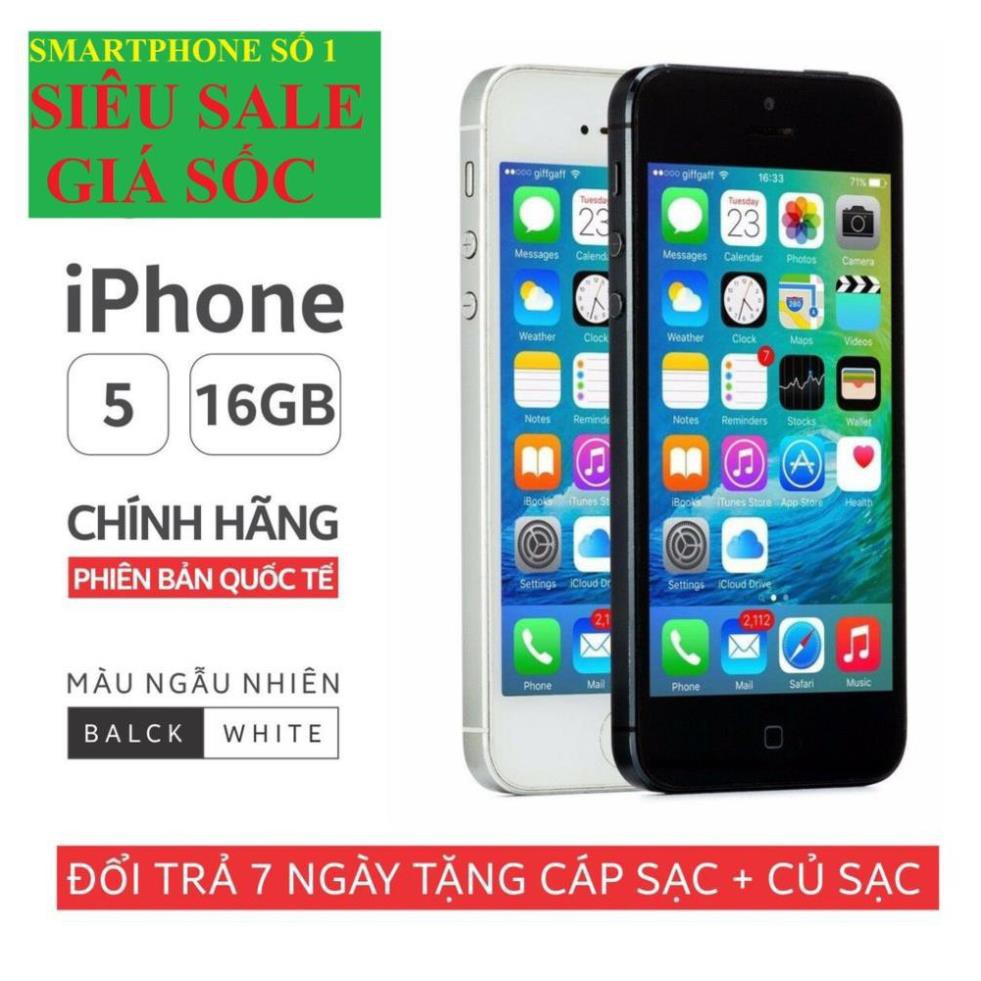 điện thoại Iphone 5 32G máy Quốc tế, máy thiết kế sang trọng | BigBuy360 - bigbuy360.vn