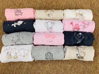 Set 5 body cổ 3 phân, size 3M -36M