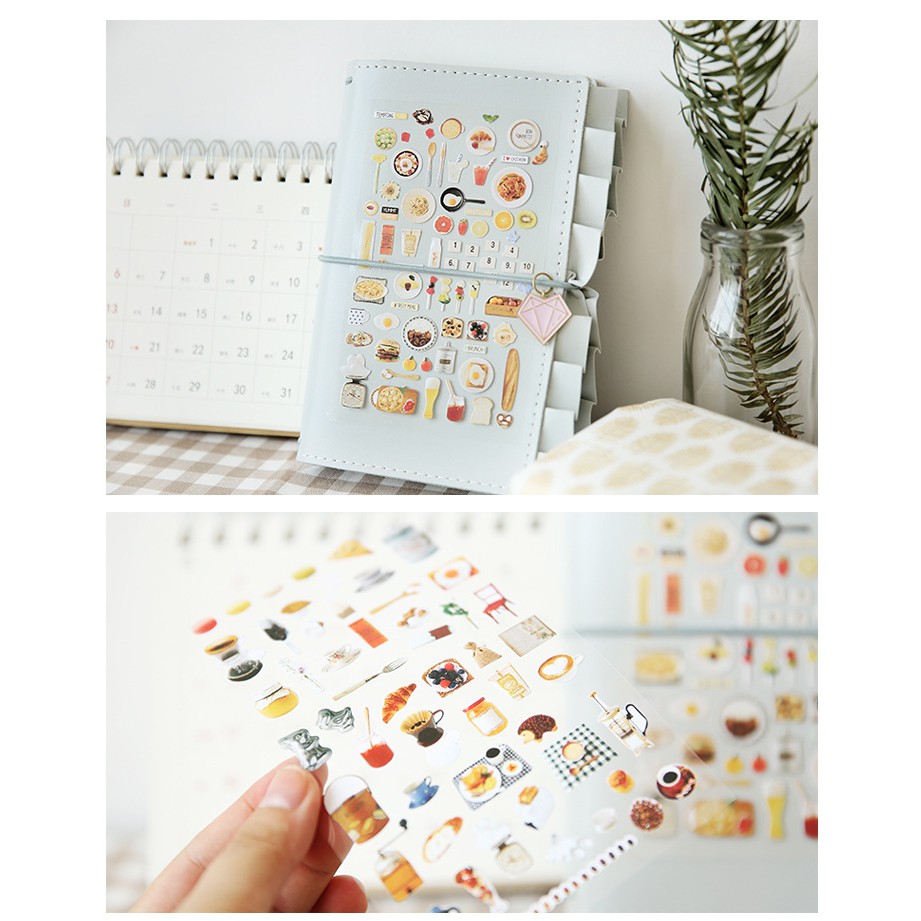 sticker suatelier đa phong cách tấm trong DIY thủ công bullet journal penpal letter snail mail