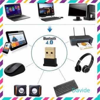 USB Bluetooth V4.0 kết nối bàn phím, chuột tay cầm chơi game, loa...dành cho PC, Laptop