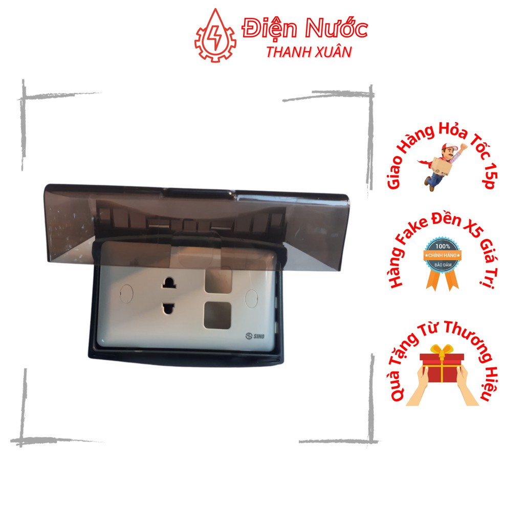 Mặt Che Chống Nước Sino Vanlock Dọc, Ngang Mặt Che Mưa Chống Thấm Nước Cho Ổ Cắm Điện 9103