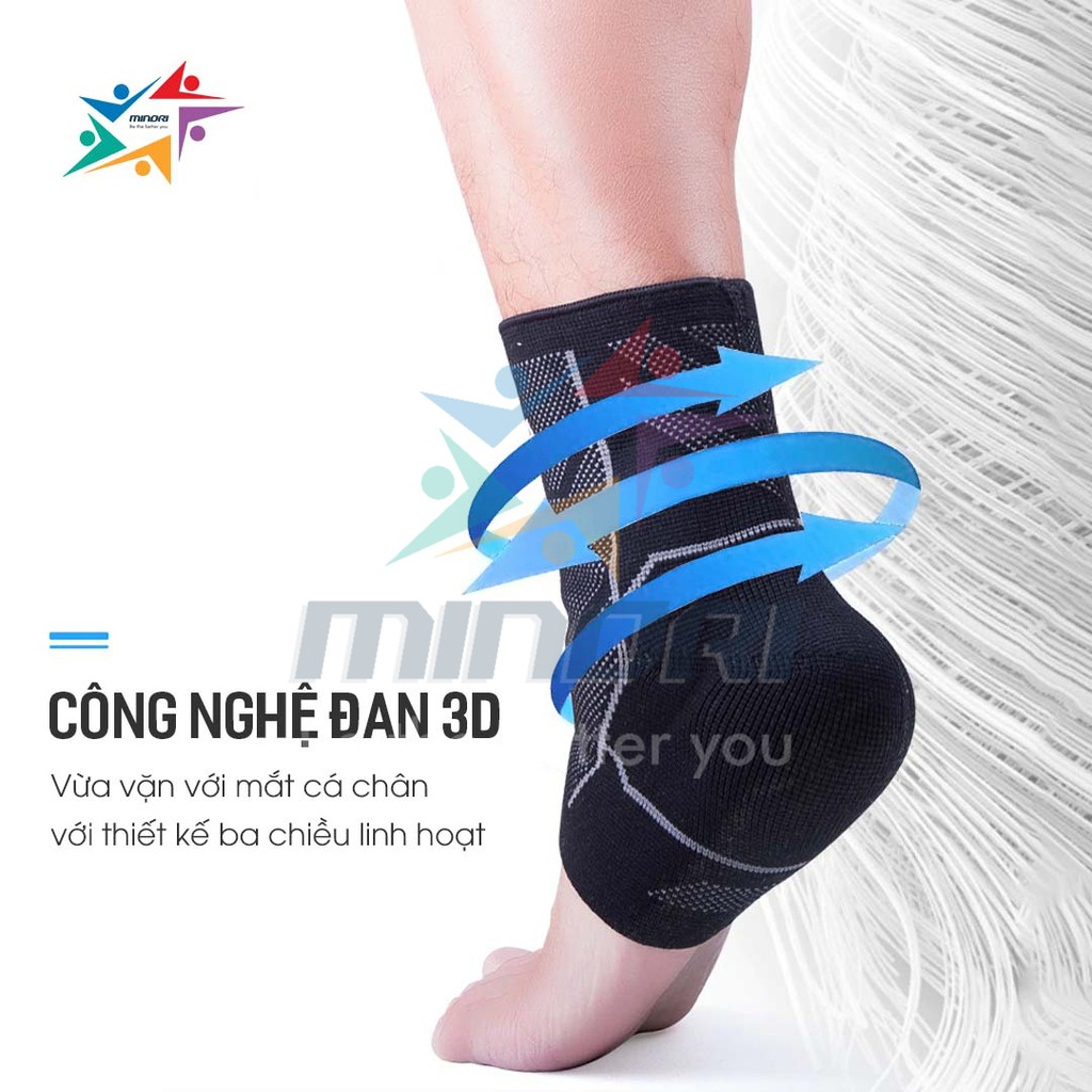 Bó Gót Bảo Vệ Mắt Cá Chân Khi Tập Luyện Thể Thao Aonijie E4404 - Ôm Sát, Hạn Chế Chấn Thương