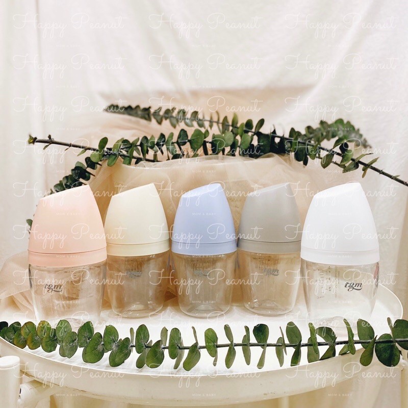 Chính hãng - Bình sữa hạt gạo TGM - núm bình siêu mềm cho bé từ sơ sinh