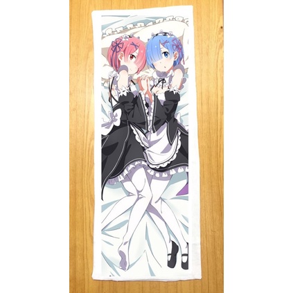 Gối ngủ anime RamRem dài 40cm x 1m /Gối ôm dài Ramrem