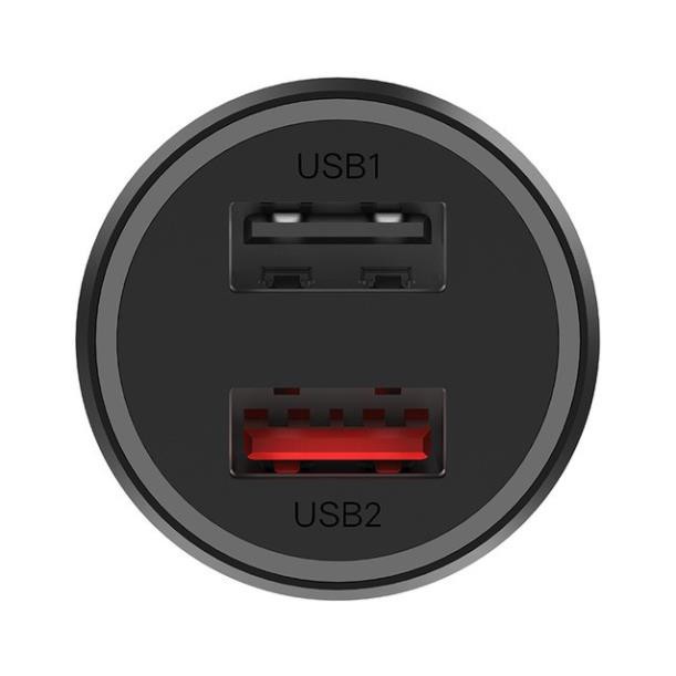 Sạc Oto Nhanh 2 cổng USB 37W Xiaomi GDS4147GL- Tẩu sạc xe hơi nhanh 18w Xiaomi 2 USB GDS4104GL